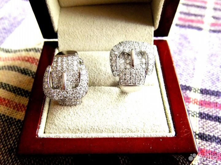 Серьги с бриллиантами gucci