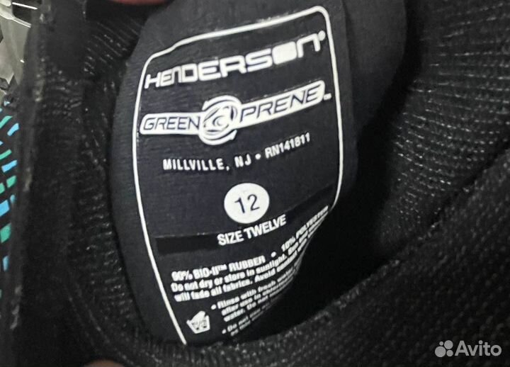 Гидрокостюм хендерсон 7мм женский размер 12