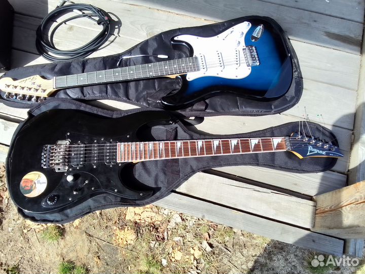 Электрогитары и комбик ibanez fabio laney