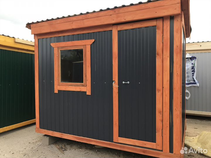 Бытовка новая 3х2,3м теплая с пвх окном