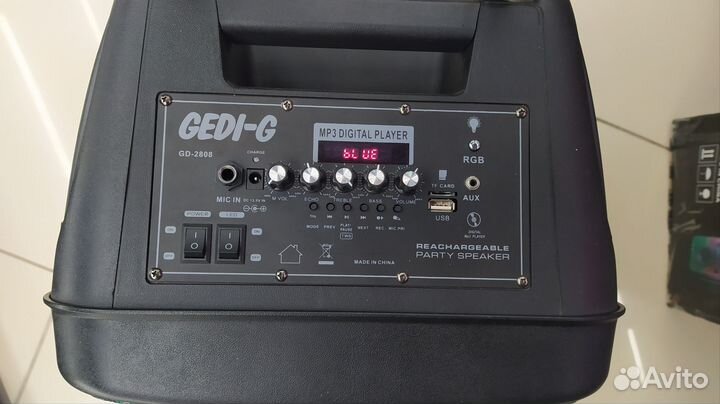 Колонка Gedi-g 400вт портативная