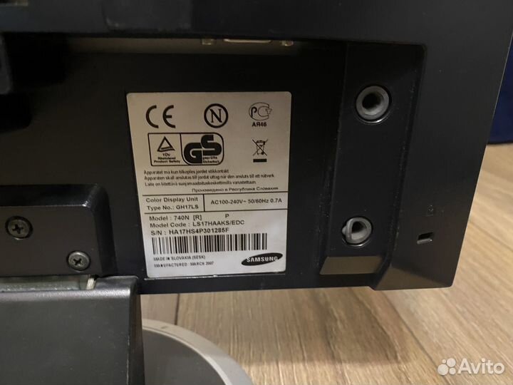 Монитор 17'' Samsung SyncMaster 740N