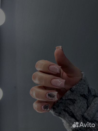Модель на маникюр с покрытием/наращивание