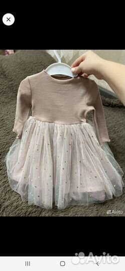 Платье для девочки 80 размер