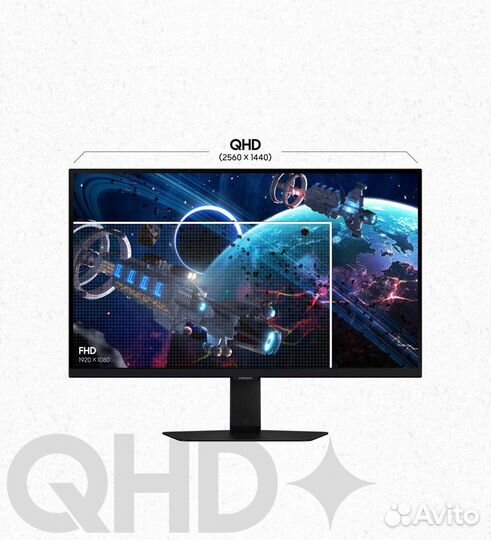 HDR 2K IPS 180Гц Монитор Samsung 27