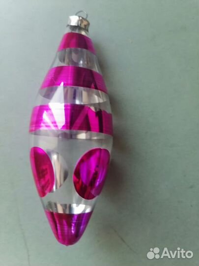 Елочные игрушки СССР. Глинка.Стеклярус