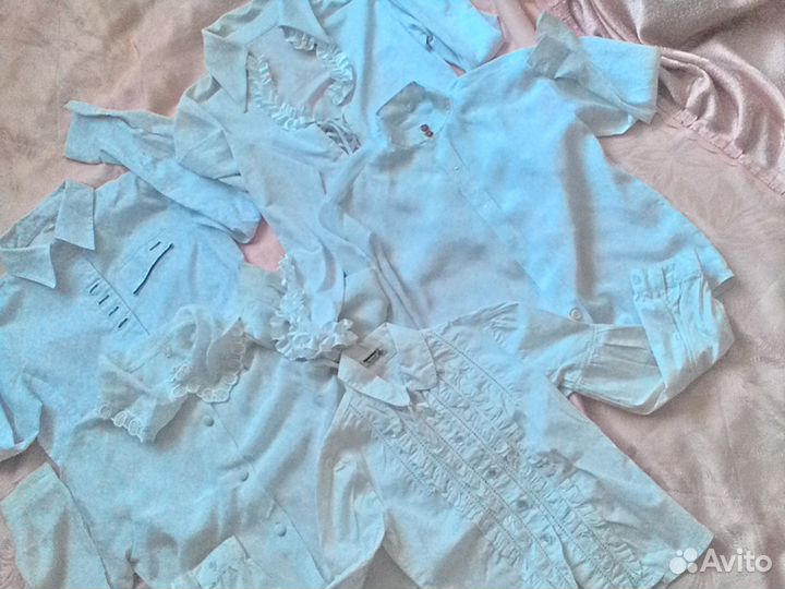 Блузки белые. для девочек -разные