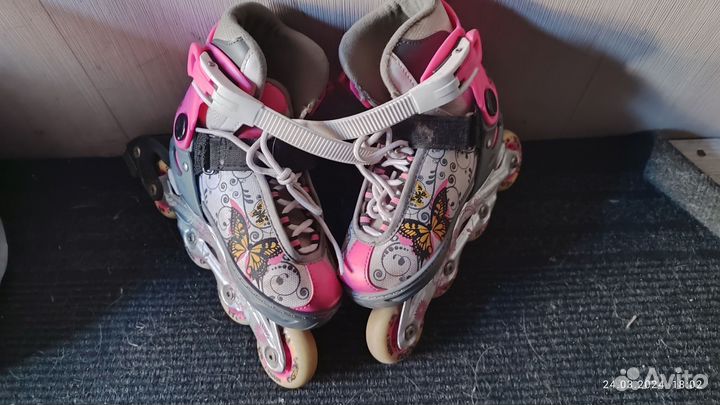 Коньки детские раздвижные 29 32