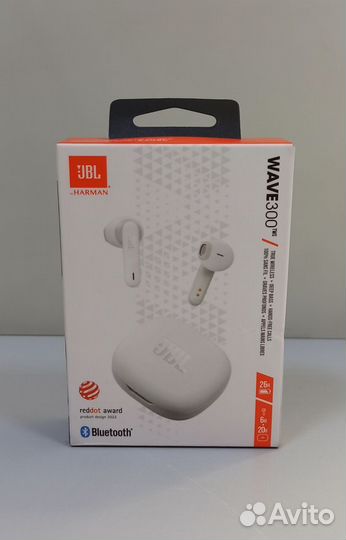 Наушники True Wireless JBL Wave 300 White