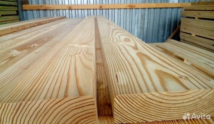Доска палубная из лиственницы