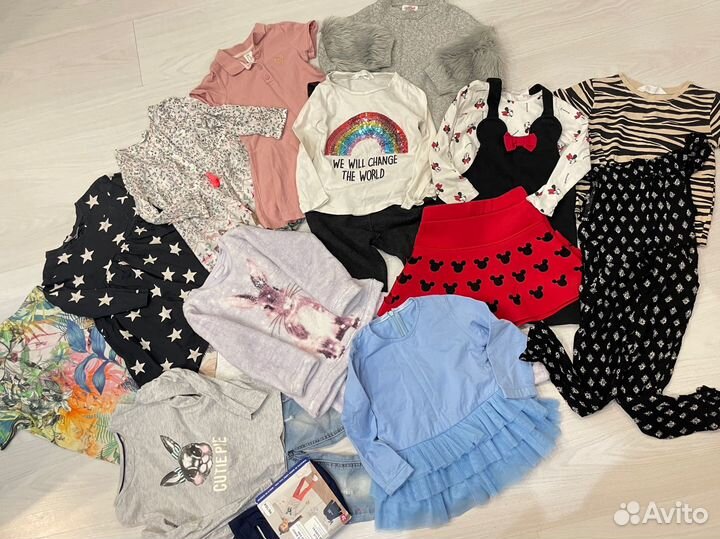 Пакет фирменных вещей на девочку 2-3 года