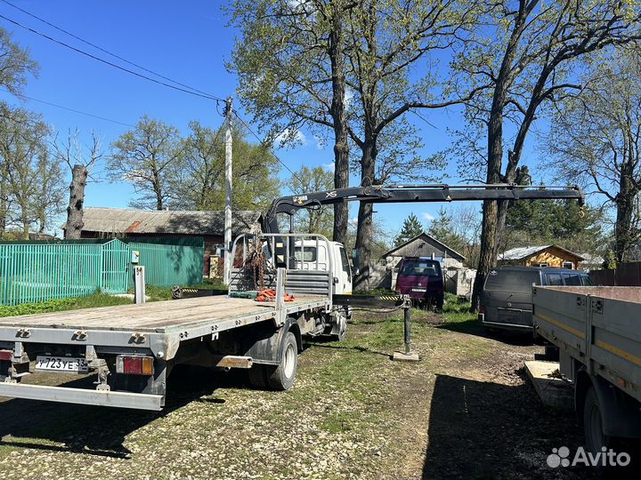 Аренда и услуги манипулятора, стрела 3 т, борт 5 т, 5.7 м