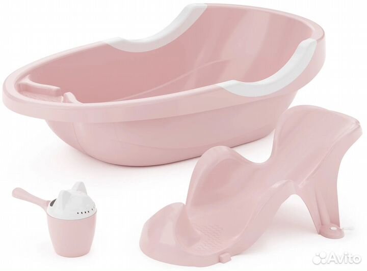 Ванночка для купания с горкой и ковшом