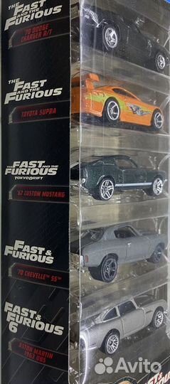 Hot wheels форсаж 5pack