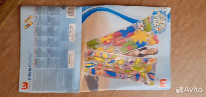 Матрац надувной для плавания, новый