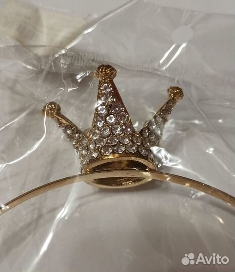 Детский ободок с короной