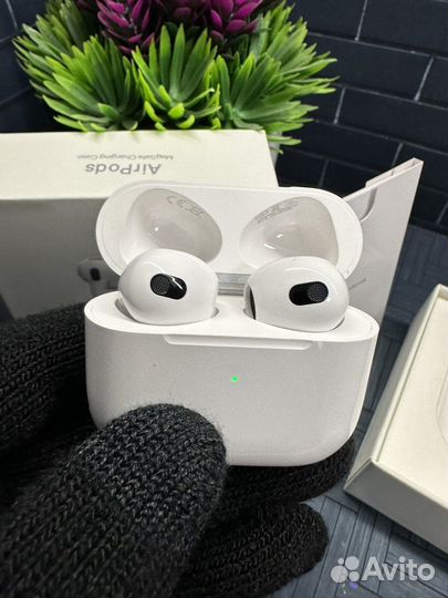 Airpods 3 Lux 2023 беспроводные наушники