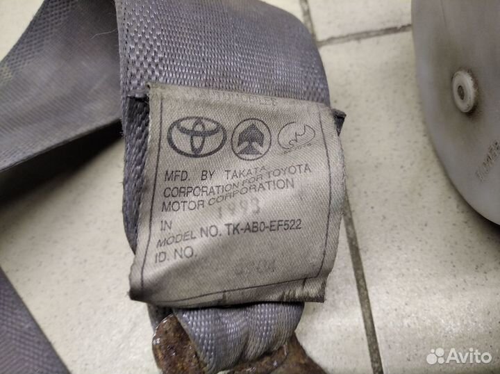 Ремень безопасности Land Cruiser (100) 1998-2007