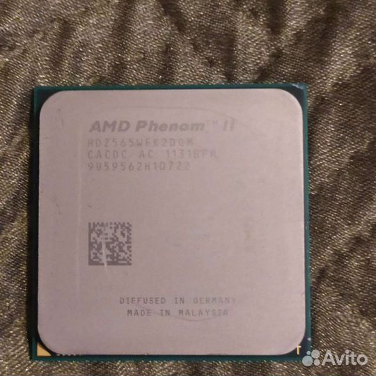 Процессор AMD Phenom ll x 2 565 socket AM3 OEM 3.4