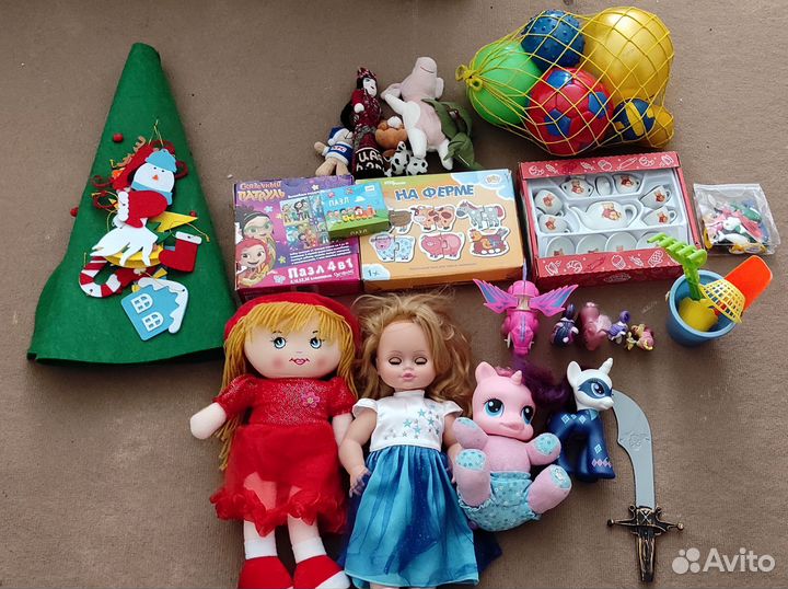 Игрушки пакетом