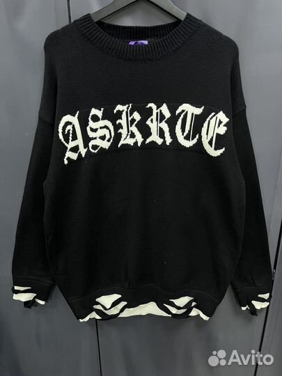 Свитер ask рваный (новинка 2024)