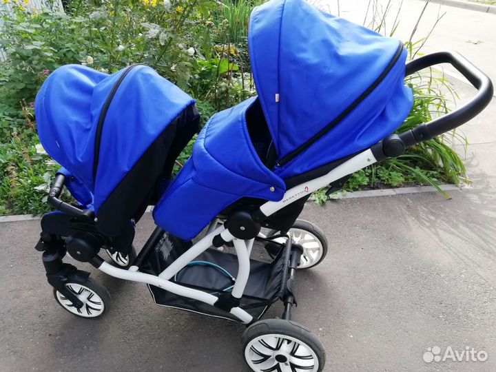 Коляска для двойни bebetto