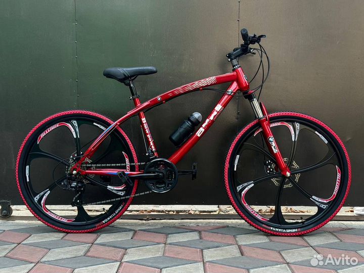 Велосипед BMW 26 красный новый