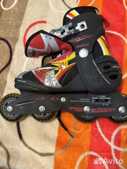Роликовые коньки детские раздвижные