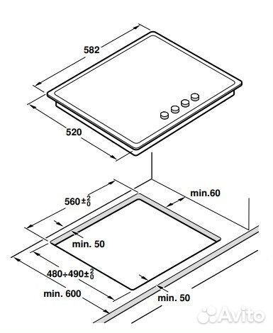 Варочная поверхность bosch PGH6B5O93R