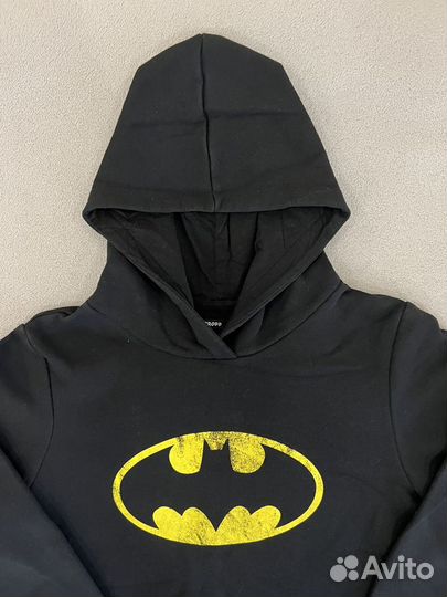 Толстовка черная с капюшоном Cropp Batman