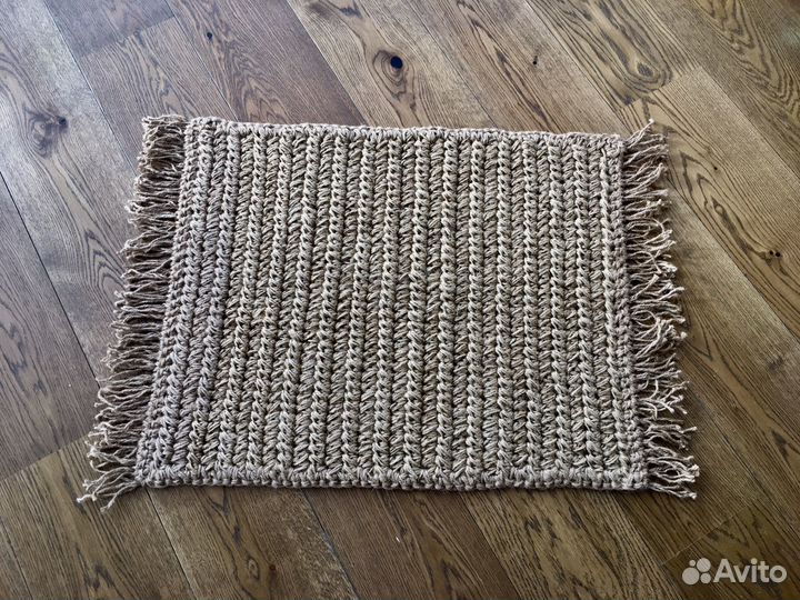 Джутовый ковер 60 * 90 см