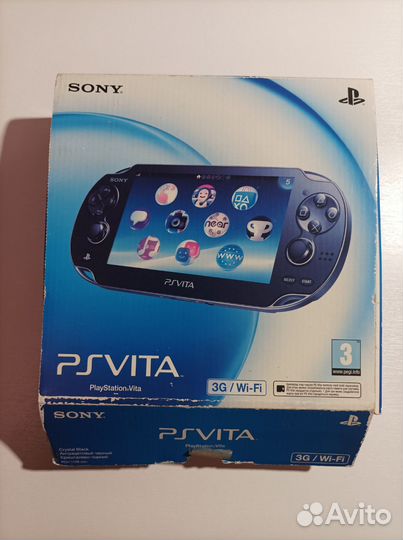 Коробка Sony ps Vita + карточки