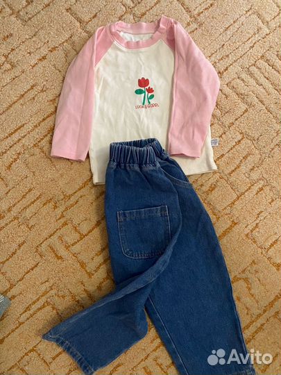 Детская одежда пакетом для девочки 86