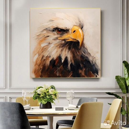 Интерьерная картина маслом орёл