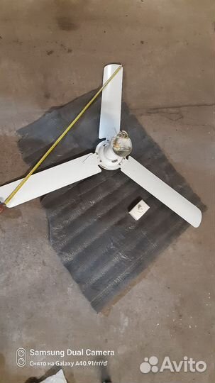 Электровентилятор потолочный новый