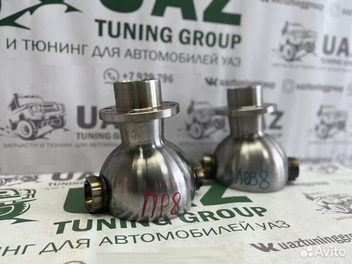 Опора шаровая Патриот усилен. (кастор +8) к-т 2 шт