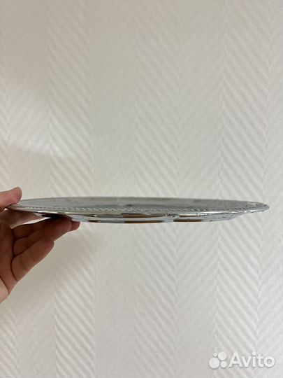 Поднос d-30см хромированная сталь