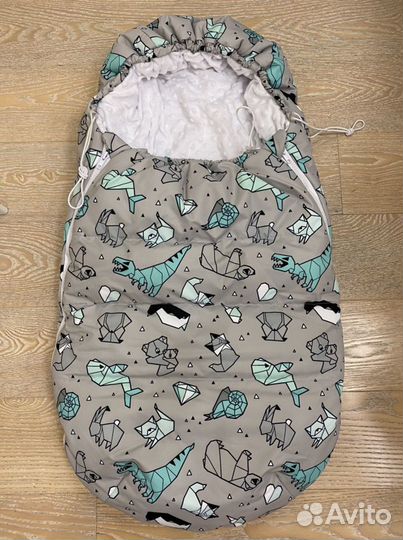 Зимний конверт в коляску