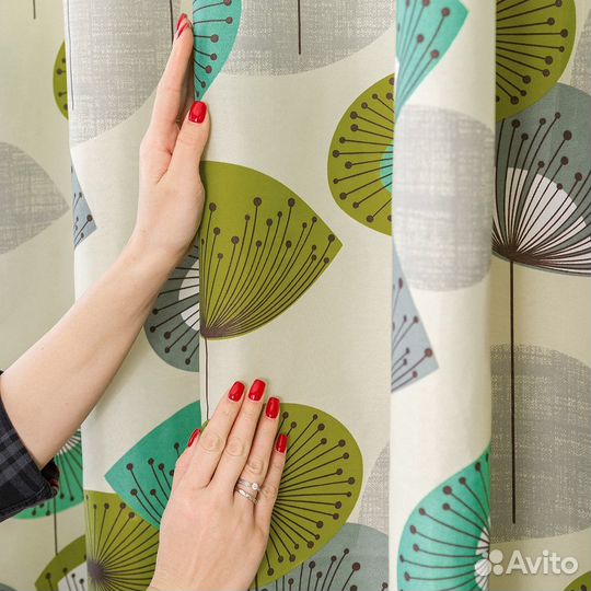 Комплект Шторы + тюль Мави 480x270 вуаль 300x270