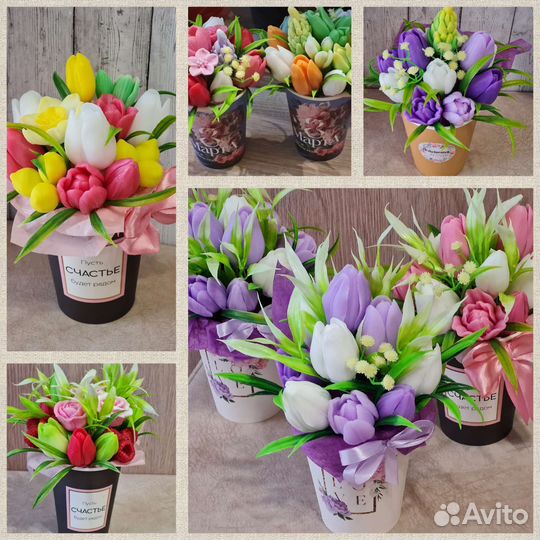 Букет из мыла