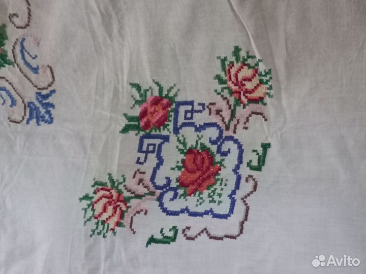 Скатерть вышивка винтаж