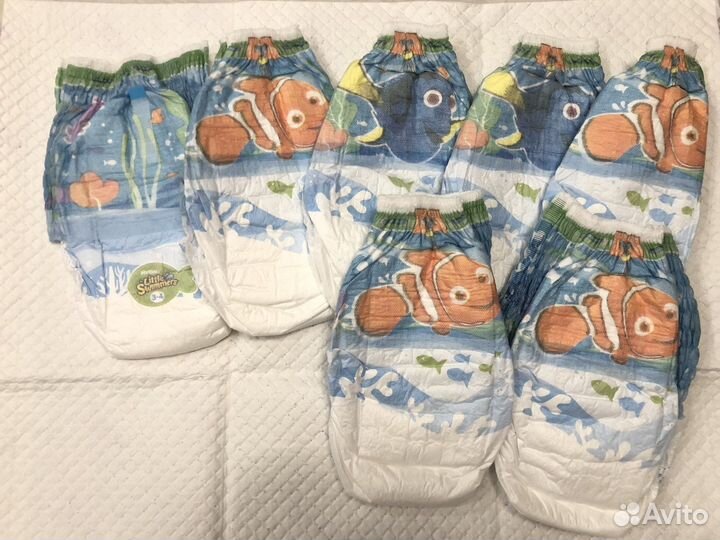 Подгузники Huggies little swimmers 3-4