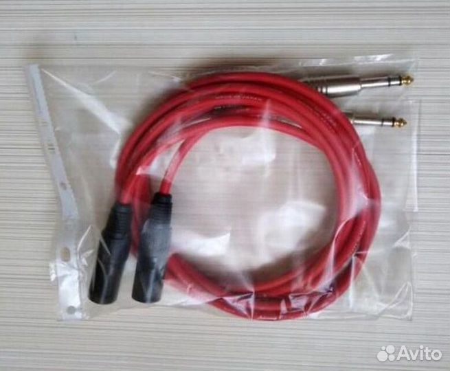 Кабели Canare Jack-XLR балансные для ст. мониторов