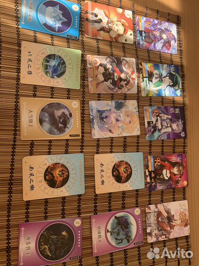 Карточки из геншина