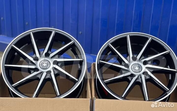 Диски r16 5112 Vossen CVT черные с полировкой