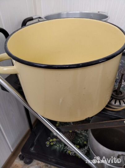 Кастрюли 50л, 20л, 7л,5л эмалированные