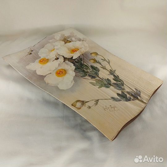 Картина. Букет. Картина на дереве