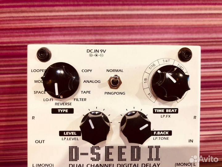 Гитарная педаль Joyo D-seed-II Stereo Delay