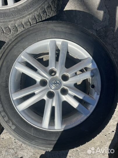 Литые диски r 16 5 114 3 оригинал королла