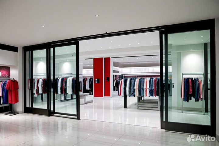 Автоматические раздвижные двери установка 1-3 дн